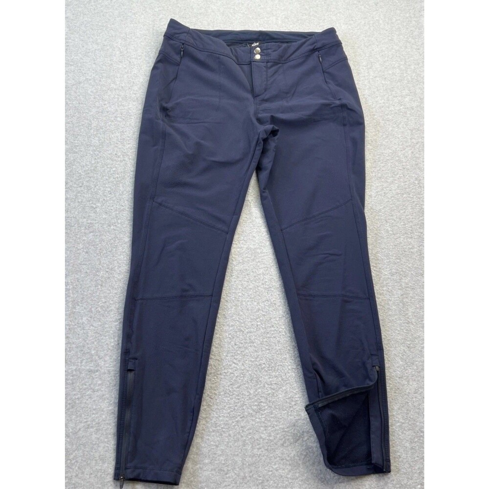 Kuhl Womens Transcendr Pants 12 Blue Skinny Hiking Outdoor Stretch Ankle Zip